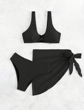 Set costum de baie Shein, negru