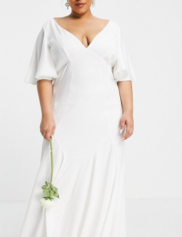 Rochie de ocazie și bridal ASOS, alb