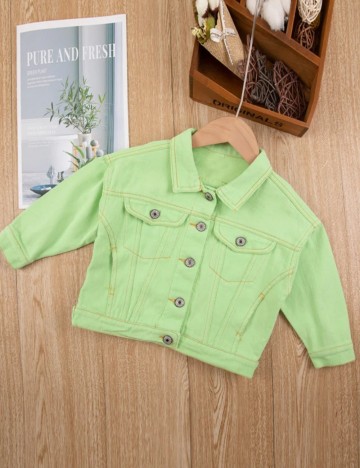 Jachetă De Blugi Shein, verde