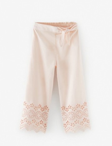 Pantaloni Zara, roz pudra
