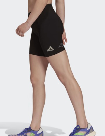 Colanți scurți Adidas, negru