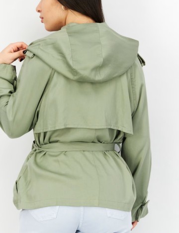 Trench scurt Vero Moda, verde