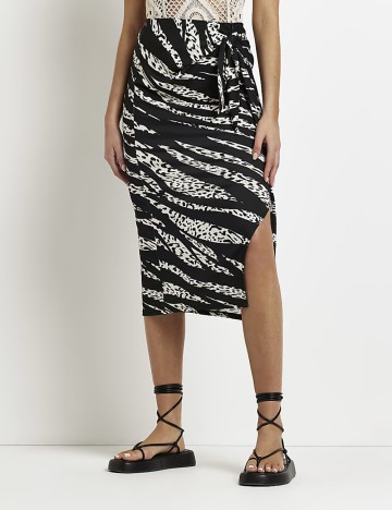 Fustă River Island, zebra print