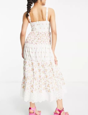 Rochie midi Miss Selfridge, mix culori