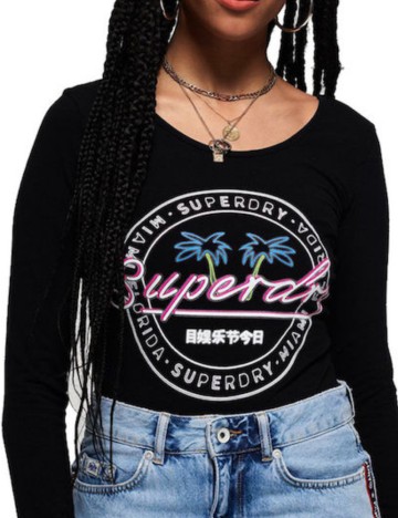 Body Superdry, negru