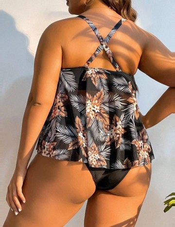 Costum de baie Shein Curve+, mix culori