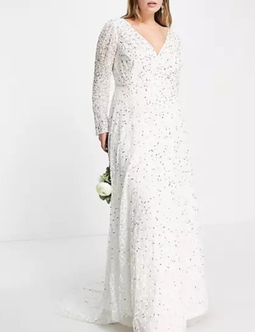 Rochie de ocazie și bridal ASOS, alb