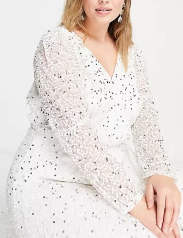 Rochie de ocazie și bridal ASOS, alb