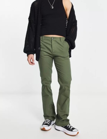 Pantaloni ASOS, kaki