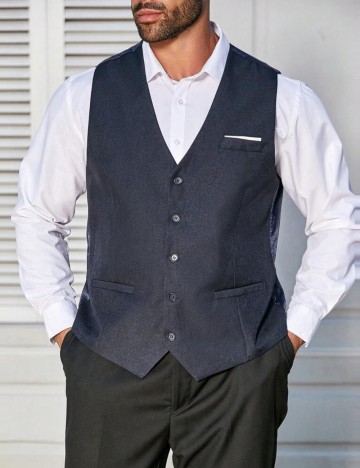 Vestă MANFINITY by Shein, albastru