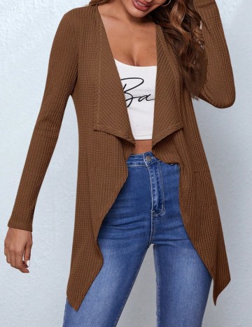 Cardigan Shein Curve+, maro