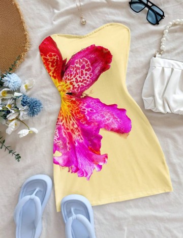 Rochie mini Shein, mix culori