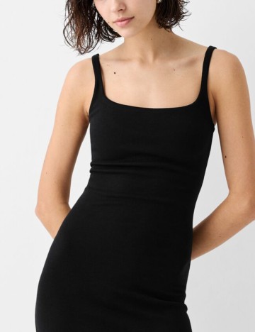 Rochie midi Bershka, negru