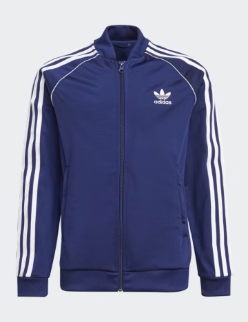 Hanorac Cu Fermoar Adidas, albastru