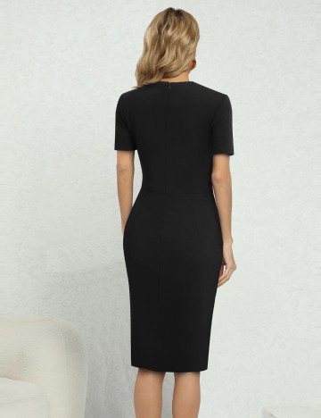 Rochie midi HOMEYEE by SHEIN, negru