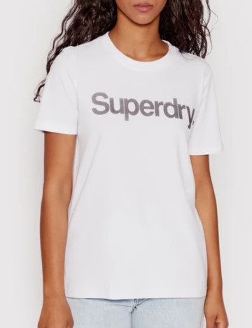 Tricou Superdry, alb