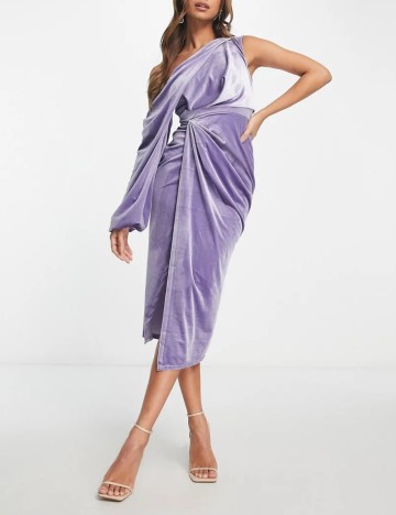 Rochie midi ASOS, lila