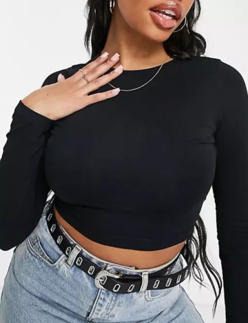 Bluză Casual ASOS, negru