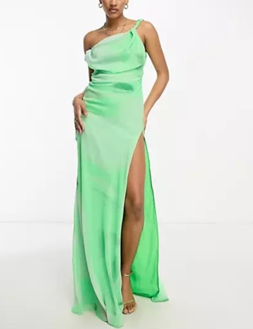 Rochie maxi ASOS, verde
