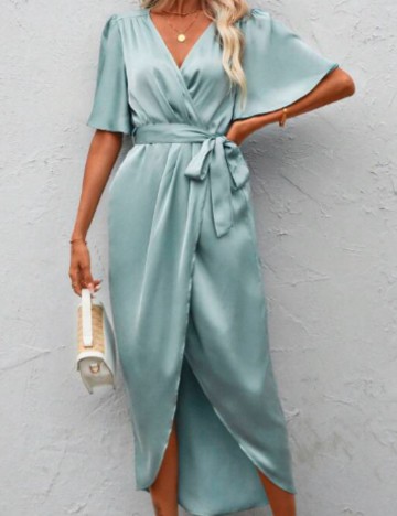 Rochie midi Shein, verde