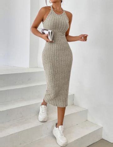 Rochie midi Shein, bej