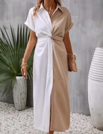 Rochie maxi Shein, mix culori