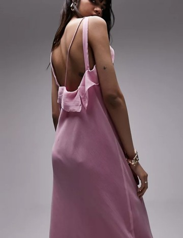 Rochie midi Topshop, roz