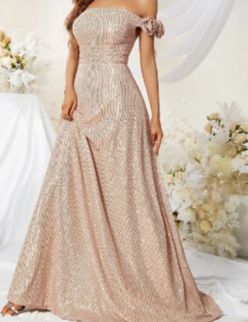 Rochie de ocazie Shein, auriu