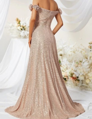 Rochie de ocazie Shein, auriu