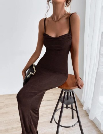 Rochie maxi Shein, maro