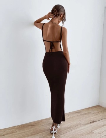 Rochie maxi Shein, maro