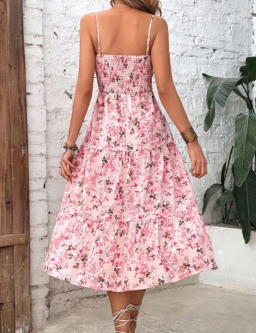 Rochie midi Shein, roz