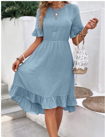 Rochie midi Emery Rose by Shein, albastru