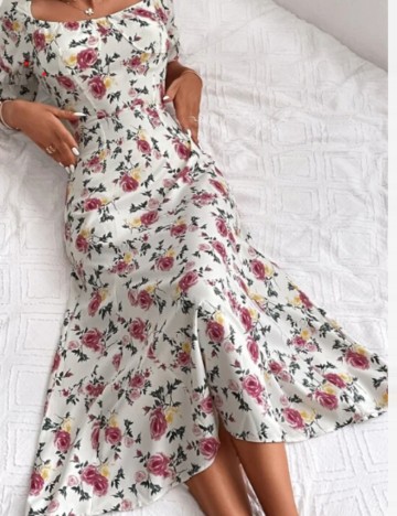 Rochie maxi Shein, alb