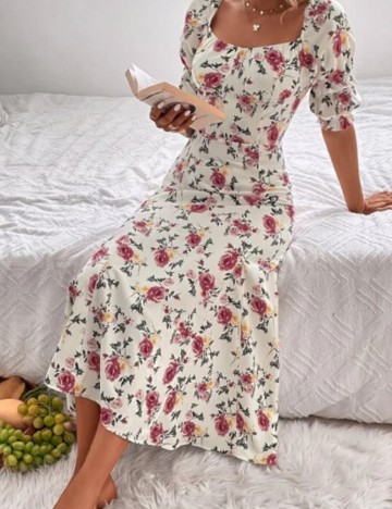 Rochie maxi Shein, alb