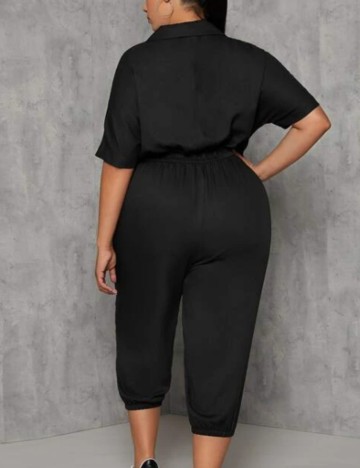 Salopetă scurtă Shein Curve+, negru