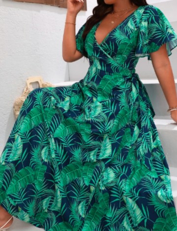 Rochie maxi Shein, mix culori