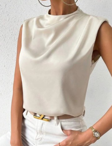 Maiou casual Shein, crem