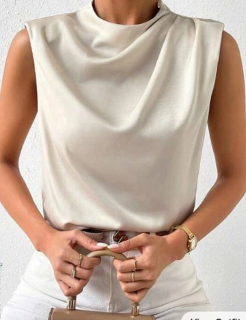 Maiou casual Shein, crem