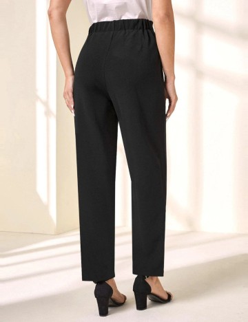 Pantaloni Emery Rose by Shein, negru