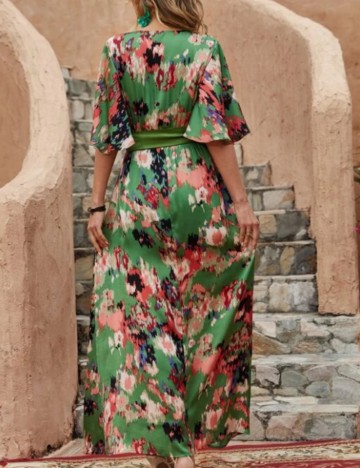 Rochie maxi Shein, verde