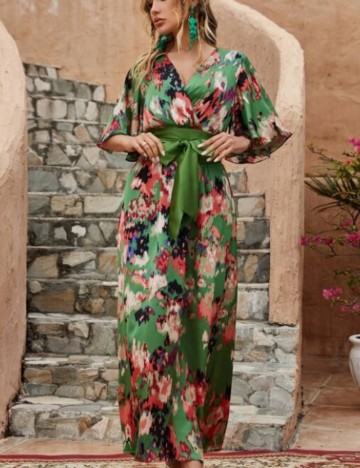 Rochie maxi Shein, verde