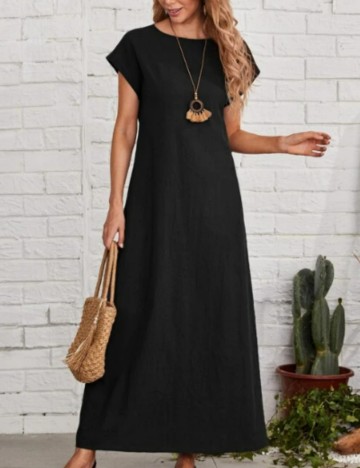 Rochie maxi Emery Rose by Shein, negru