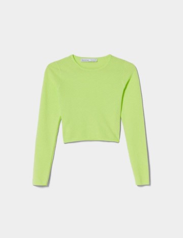 Bluză Casual Bershka, verde