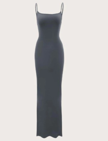 Rochie maxi Shein, gri