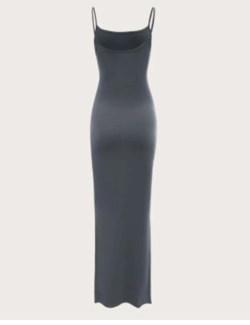 Rochie maxi Shein, gri