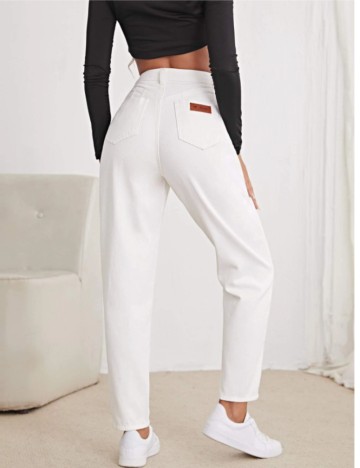 Jeans Shein, alb