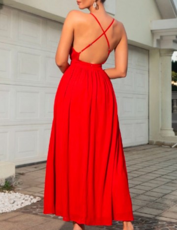 Rochie maxi Shein, roșu