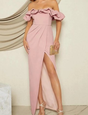 Rochie maxi SHEIN X, roz
