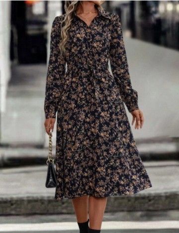 Rochie midi Shein, mix culori